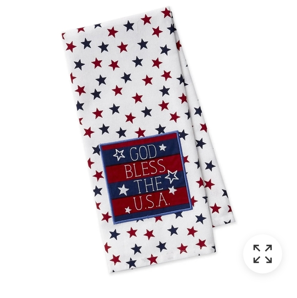 Other - God Bless the USA Tea Towel Red White Blue